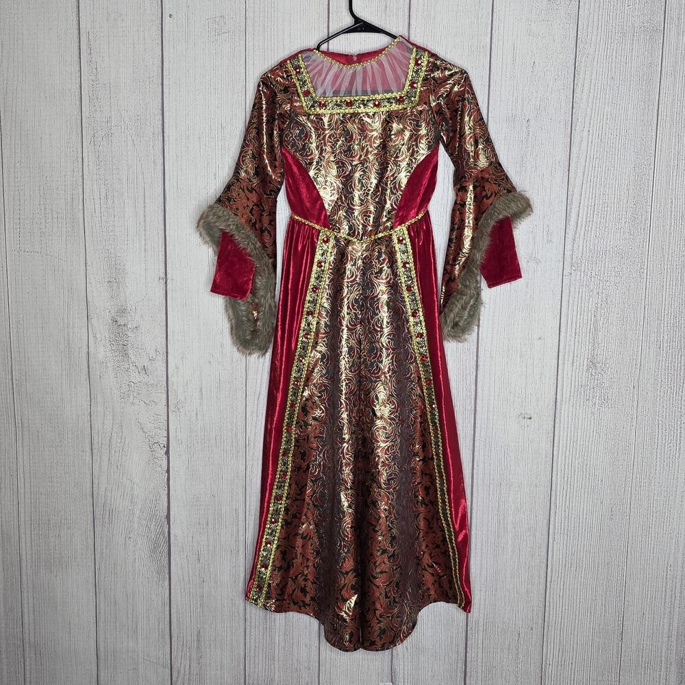 Chasing Fireflies Queen Isabella Costume Girls 12 Medieval Renaissance Dress